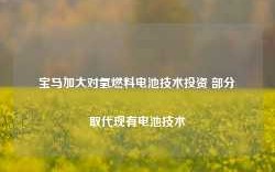 宝马加大对氢燃料电池技术投资 部分取代现有电池技术