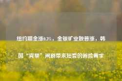 纽约期金涨0.3%，金银矿业股普涨，韩国“宵禁”闹剧带来短暂的避险需求-第1张图片-旅游大全网