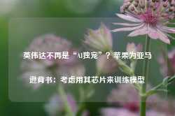 英伟达不再是“AI独宠”？苹果为亚马逊背书：考虑用其芯片来训练模型-第1张图片-旅游大全网